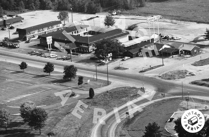 Colonial Inn (Crescent Motel) - 1998 Aerial (newer photo)